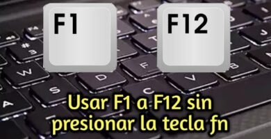 ¿Cómo activar las teclas F1 f2 F3 f4 f5 sin FN?