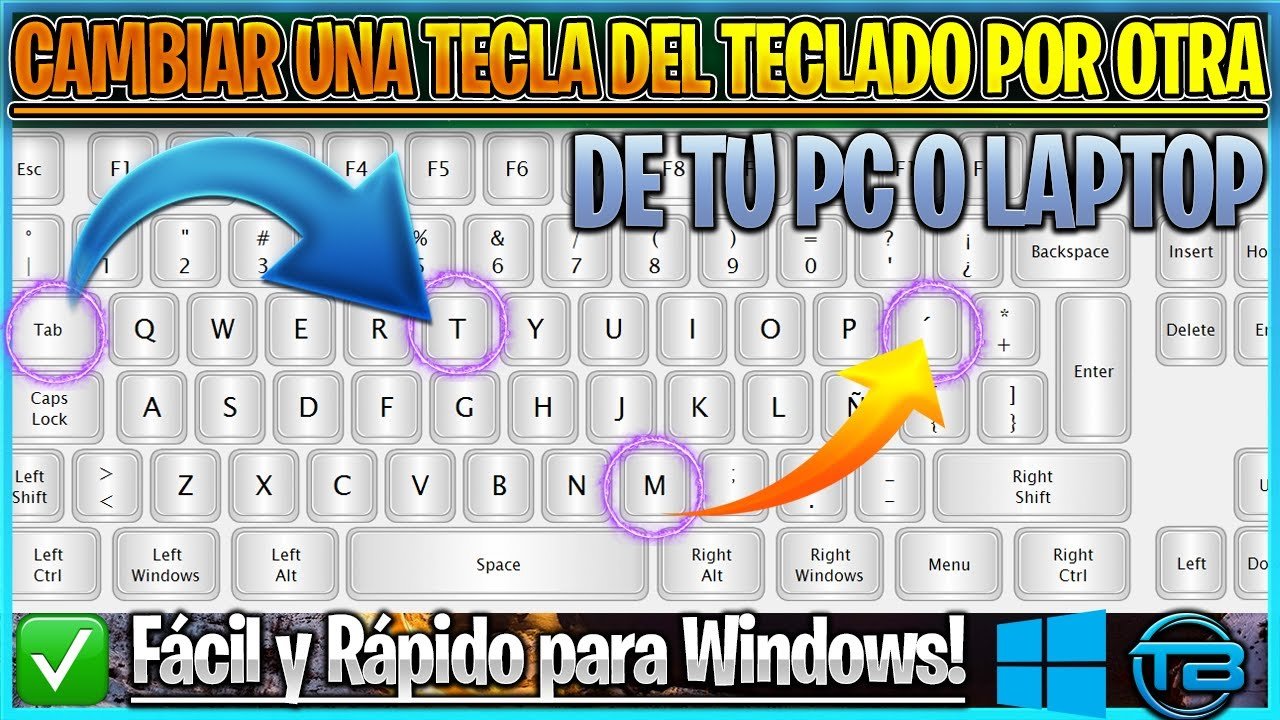 ¿Cómo cambiar el teclado con las teclas?