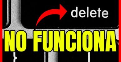 ¿Cómo funciona la tecla Delete?
