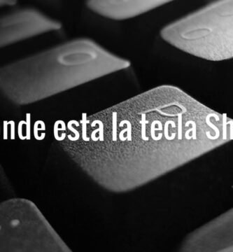 ¿Cuál es la tecla Shift en el teclado de mi PC?
